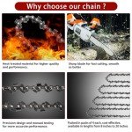 Chainsaw Chains, 25.4 cm, Fits Multiple Brands