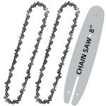 Chainsaw Guide Bar and Chain Combo, 20.3cm