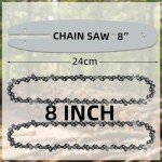 Chainsaw Guide Bar and Chain Combo, 20.3cm