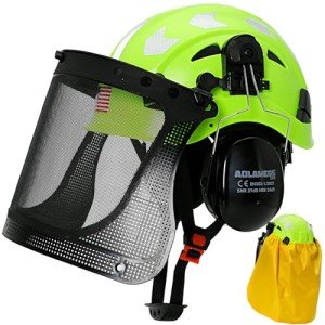 Aolamegs Chainsaw Safety Helmet with Face Shield