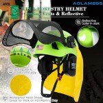 Aolamegs Chainsaw Safety Helmet with Face Shield