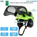 Aolamegs Chainsaw Safety Helmet with Face Shield