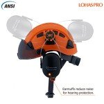 LOHASPRO Arborist Safety Helmet with Visor and Earmuffs