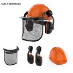 GardenPal Industrial Chainsaw Safety Helmet Set