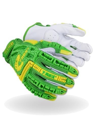 Cut-Resistant Hi-Vis Impact Gloves for Chainsaw Use