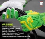 Cut-Resistant Hi-Vis Impact Gloves for Chainsaw Use