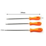 3-Pack Chainsaw Chain Sharpening File Set