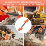 Sidik 2-in-1 Chainsaw Sharpener for 3/8" Chains