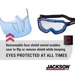 Jackson Safety GPL500 Premium Goggle with Face Shield