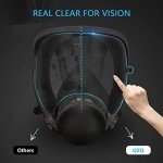 30 Pack Lens Covers for 3M Respirators