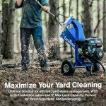Landworks 7HP Mini Wood Chipper Shredder Mulcher