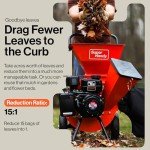 SuperHandy 3-in-1 Heavy Duty Wood Chipper