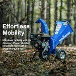 Landworks 7HP Mini Wood Chipper Shredder Mulcher