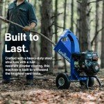 Landworks 7HP Mini Wood Chipper Shredder Mulcher