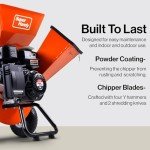 SuperHandy 3-in-1 Heavy Duty Wood Chipper