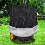 Vkinman Heavy-Duty Waterproof Wood Chipper Cover 33"x45