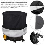Vkinman Heavy-Duty Waterproof Wood Chipper Cover 33"x45