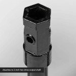 Titan Attachments 10" Stump Grinder with Hex Collar