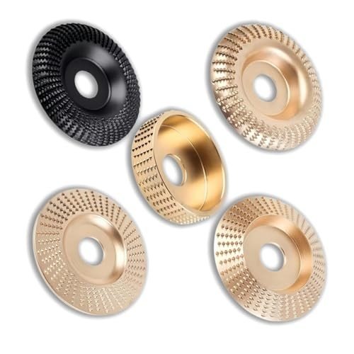 5-Piece Wood Carving Disc Set for Angle Grinders
