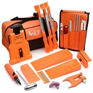 Katzco 20-Piece Deluxe Chainsaw Sharpener Kit