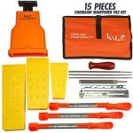 Katzco 20-Piece Deluxe Chainsaw Sharpener Kit