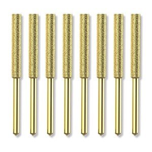 Titanium Diamond Sharpening Wheels for Chainsaws - 8 Pcs