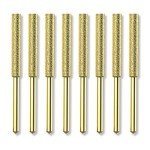 Titanium Diamond Sharpening Wheels for Chainsaws - 8 Pcs