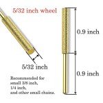 Titanium Diamond Sharpening Wheels for Chainsaws - 8 Pcs