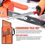Katzco 20-Piece Deluxe Chainsaw Sharpener Kit