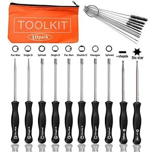 10-Piece Carburetor Adjustment Tool Kit for Chainsaws