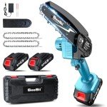 4-inch Cordless Mini Chainsaw with Auto-Oil System