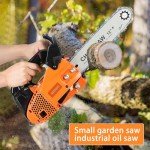 LEAQU 12-Inch Gas Chain Saw, 25.4CC Power