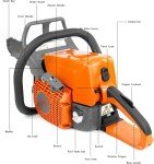 NEOTEC 45.4cc Gas Chainsaw with 16" Bar