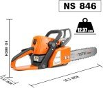 NEOTEC 45.4cc Gas Chainsaw with 16" Bar