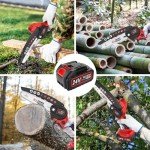 RLSOO 6-Inch Mini Chainsaw Battery 24V 1500mAh