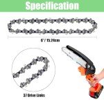 Mini Chainsaw Chain Replacement - 5PCS Set