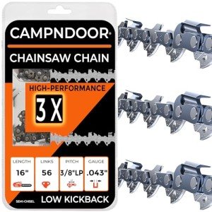 16'' Low Kickback Chainsaw Chain - 3 Pack