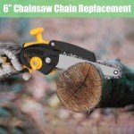 Mini Chainsaw Chain Replacement - 5PCS Set