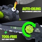 V-MODEST 2-in-1 Cordless Pole Chainsaw Combo