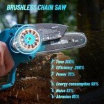 Seesii PS610 Cordless Pole Saw & Mini Chainsaw