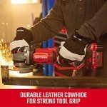 Radians Craftsman Hybrid Leather Work Gloves, Large