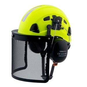 Forestry Safety Helmet with Face Shield & Ear Muffs