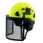 Forestry Safety Helmet with Face Shield & Ear Muffs