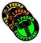 Funny Hard Hat Stickers for Bikers and Laborers