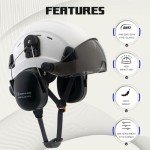 Lohaswork Arborist Hard Hat with Visor & Ear Muffs