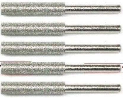 5pc Diamond Chainsaw Sharpener Burr Stone Set