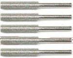 5pc Diamond Chainsaw Sharpener Burr Stone Set