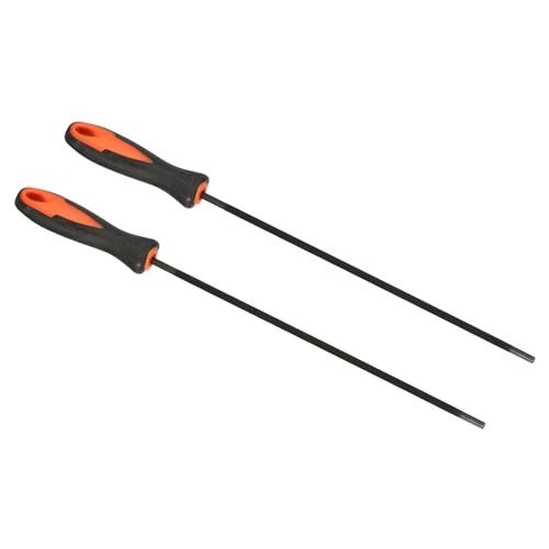PATIKIL 5/32-Inch Chainsaw Chain Sharpening Files - 2 Pack