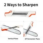 SIMSIN 2-in-1 Chainsaw Chain Sharpener Tool