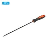 PATIKIL 5/32-Inch Chainsaw Chain Sharpening Files - 2 Pack